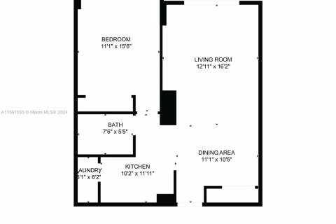 Condominio en venta en Miami, Florida, 1 dormitorio, 68.28 m2 № 1437099 - foto 24