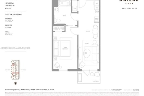 Condominio en venta en Miami, Florida, 1 dormitorio, 55.74 m2 № 1292594 - foto 7