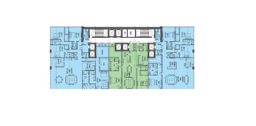Планировка объекта «Apartment» 4 спальни в ЖК ST REGIS SUNNY ISLES BEACH