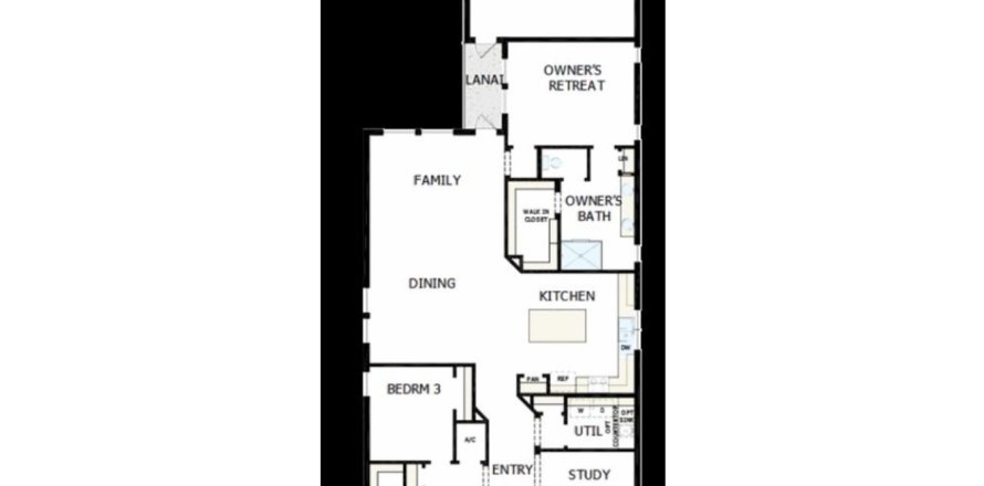 Планировка Виллы или дома «floor Mapleton Plan at Persimmon Park - Cottage Series» 2 спальни в ЖК Persimmon Park - Cottage Series