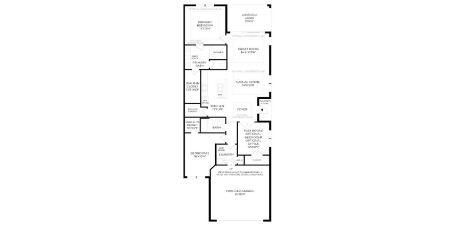 Townhouse floor plan «152SQM», 3 bedrooms in ABACO POINTE