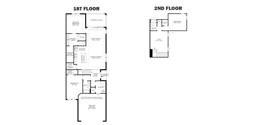 Townhouse floor plan «208SQM», 3 bedrooms in ABACO POINTE