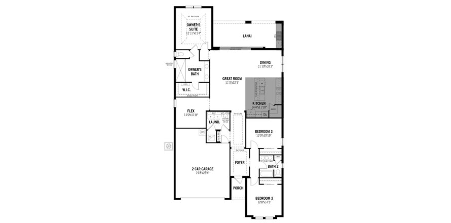 Townhouse floor plan «185SQM», 3 bedrooms in COMPASS LANDING