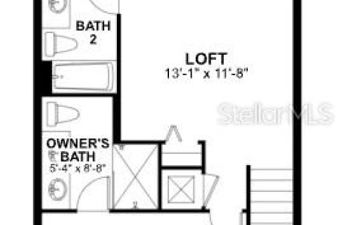 Townhouse in Saint Cloud, Florida 3 bedrooms, 145.76 sq.m. № 1366072 - photo 3