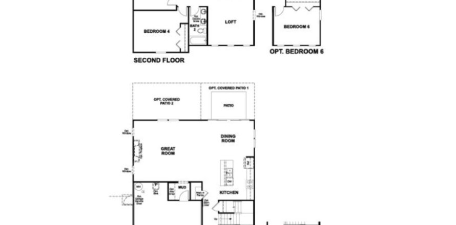 House floor plan «floor Moonstone», 4 rooms in Seasons at Arlington Square