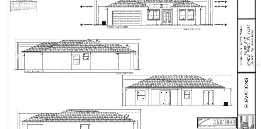 House in North Port, Florida 3 bedrooms, 155.24 sq.m. № 1089982