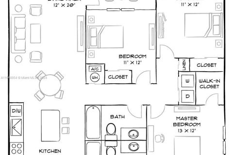 Apartamento en alquiler en Pembroke Pines, Florida, 3 dormitorios, 109.81 m2 № 1331062 - foto 23