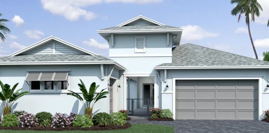 House in Robins Cove at Epperson by Biscayne Homes in Wesley Chapel, Florida 3 rooms, 200 sq.m. № 373531
