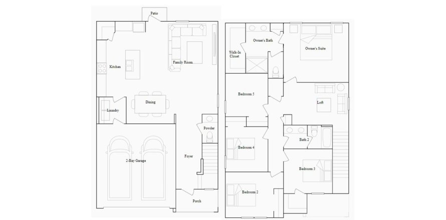 House floor plan «205SQM», 5 bedrooms in MAGNOLIA PARK