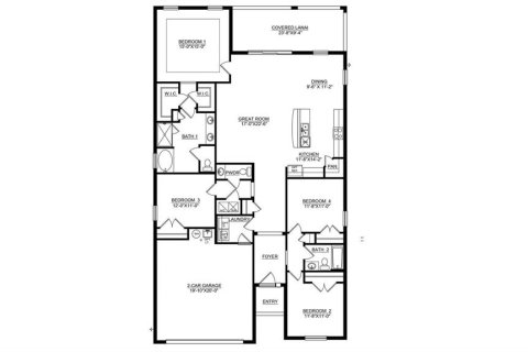 House in ANGELINE in Land O' Lakes, Florida 4 bedrooms, 189.99 sq.m. № 1405685 - photo 8