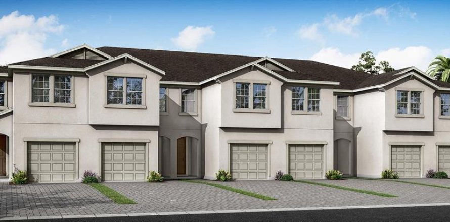 Townhouse in PARKVIEW AT LONG LAKE RANCH in Lutz, Florida 3 bedrooms, 156.08 sq.m. № 687636