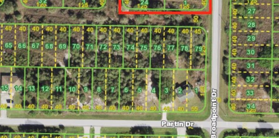 Terreno en Punta Gorda, Florida № 214611