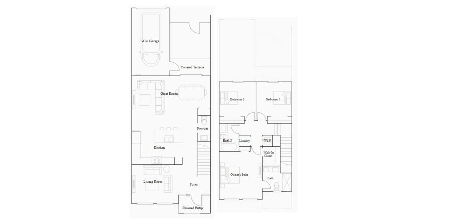 Floor plan «145SQM», 3 bedrooms in HARMONY PARC
