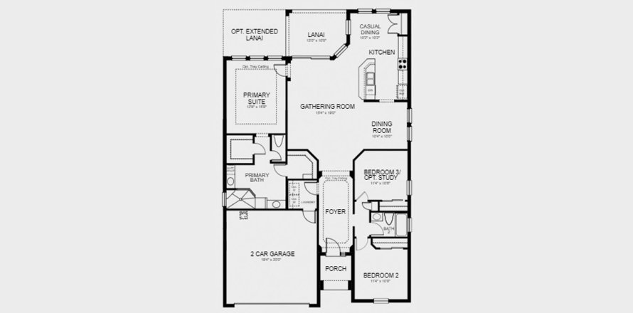 Townhouse floor plan «164SQM ARUBA», 3 bedrooms in BELLALAGO