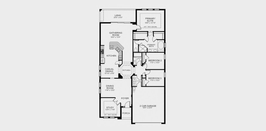 Townhouse floor plan «191SQM SAINT THOMAS», 3 bedrooms in BELLALAGO
