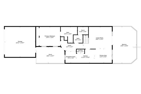 Купить таунхаус в Мейтленд, Флорида 9 комнат, 153.38м2, № 1400985 - фото 30