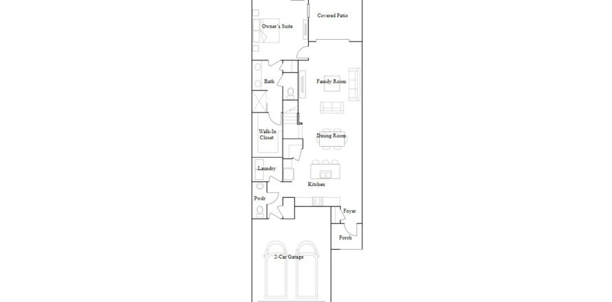 Планировка виллы или дома «162SQM» 2 спальни в ЖК SOUTHSHORE BAY