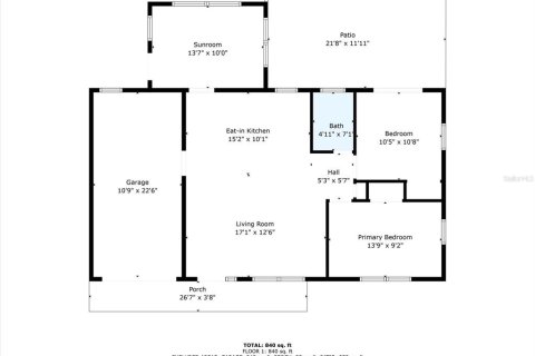 House in Port Richey, Florida 2 bedrooms, 86.68 sq.m. № 1317060 - photo 6