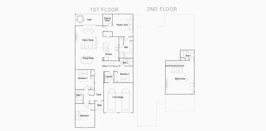 Townhouse floor plan «260SQM SIMMITANO», 4 bedrooms in PINE GLEN
