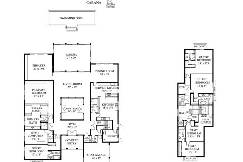 House in Palm Beach, Florida 9 bedrooms, 823.02 sq.m. № 976510 - photo 2