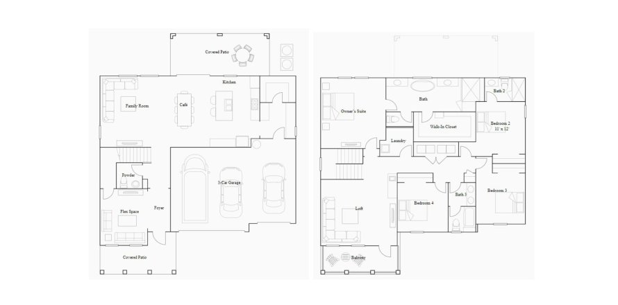 House floor plan «285SQM», 4 bedrooms in CONNERTON

