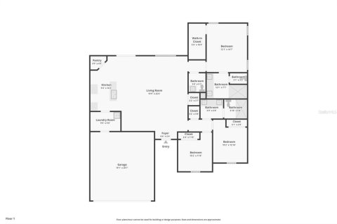 House in Lehigh Acres, Florida 3 bedrooms, 139.35 sq.m. № 1400723 - photo 6