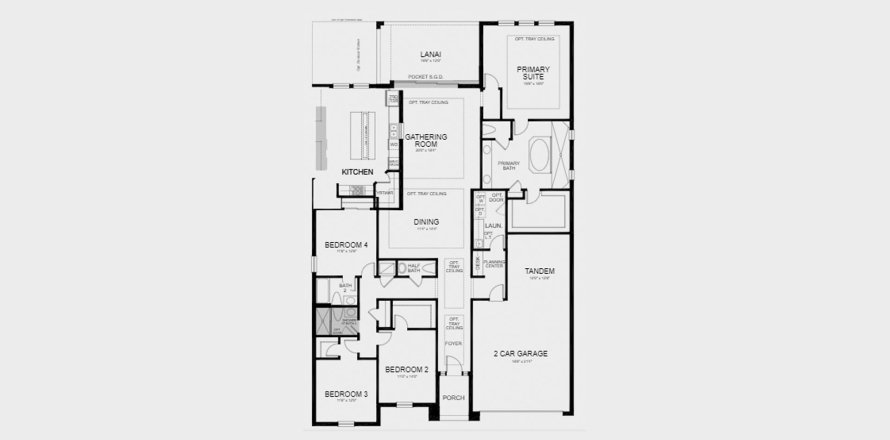Townhouse floor plan «256SQM AMELIA», 4 bedrooms in THE CANYONS AT HIGHLAND RANCH