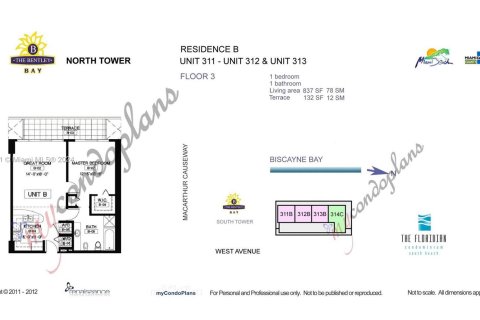 Copropriété à vendre à Miami Beach, Floride: 1 chambre, 72.28 m2 № 1234080 - photo 24