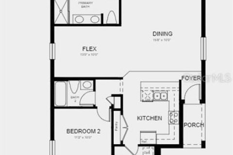 Купить виллу или дом в Киссимми, Флорида 5 комнат, 135.17м2, № 1370190 - фото 2