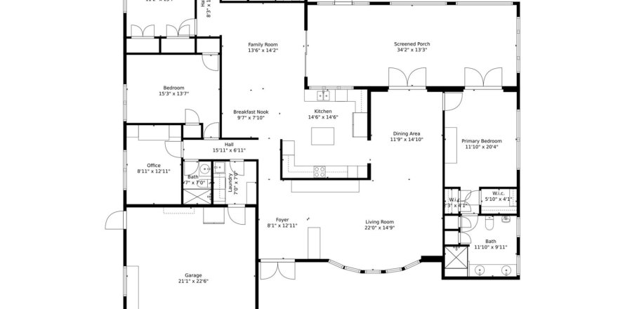 Casa en Hallandale Beach, Florida 3 dormitorios, 268.39 m2 № 1120077