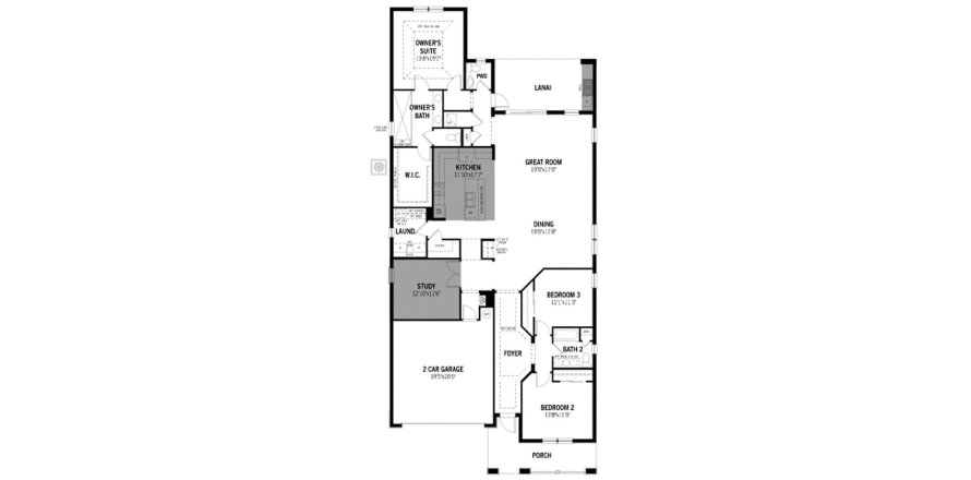 Townhouse floor plan «225SQM», 3 bedrooms in COMPASS LANDING