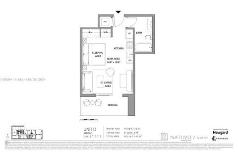 Copropriété à louer à Miami, Floride: 46.45 m2 № 1368777 - photo 13