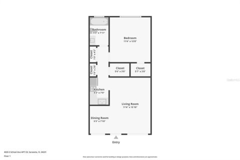 Condominio en venta en Sarasota, Florida, 1 dormitorio, 52.12 m2 № 1406652 - foto 18