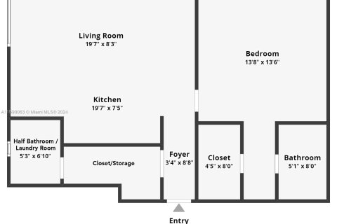 Copropriété à vendre à Miami Beach, Floride: 1 chambre, 72.65 m2 № 1179349 - photo 12