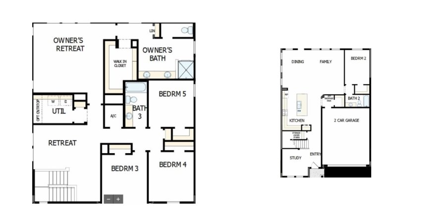 House floor plan «House», 3 bedrooms in North River Ranch - Cottage Series