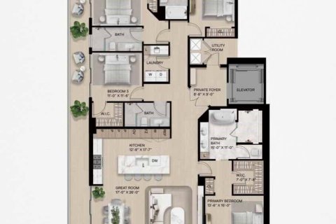 Condominio en venta en Fort Lauderdale, Florida, 4 dormitorios, 232.44 m2 № 1117869 - foto 13
