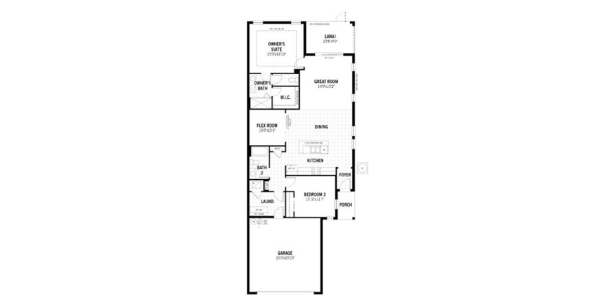 House floor plan «140SQM», 2 bedrooms in WELLEN PARK