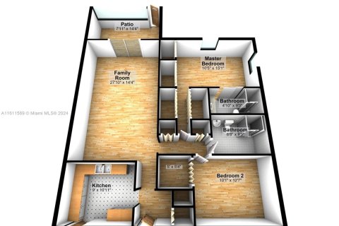 Condominio en venta en Dania Beach, Florida, 2 dormitorios, 106.28 m2 № 1233651 - foto 25