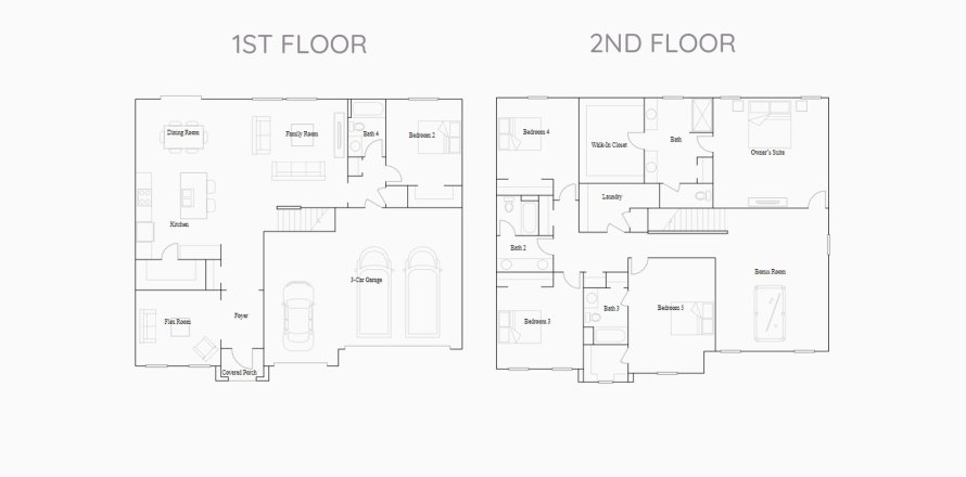 Townhouse floor plan «312SQM OLYMPIA», 5 bedrooms in BELLASERA