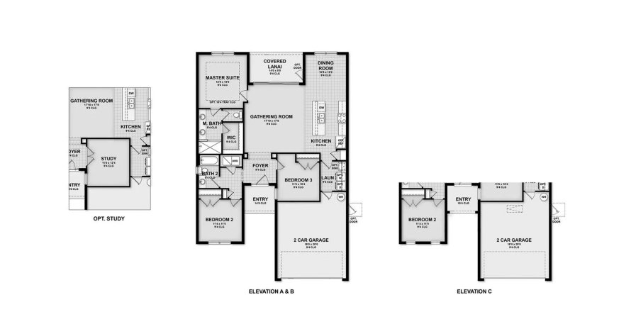Townhouse floor plan «142SQM AUGUSTINE», 3 bedrooms in SUMMERBROOKE