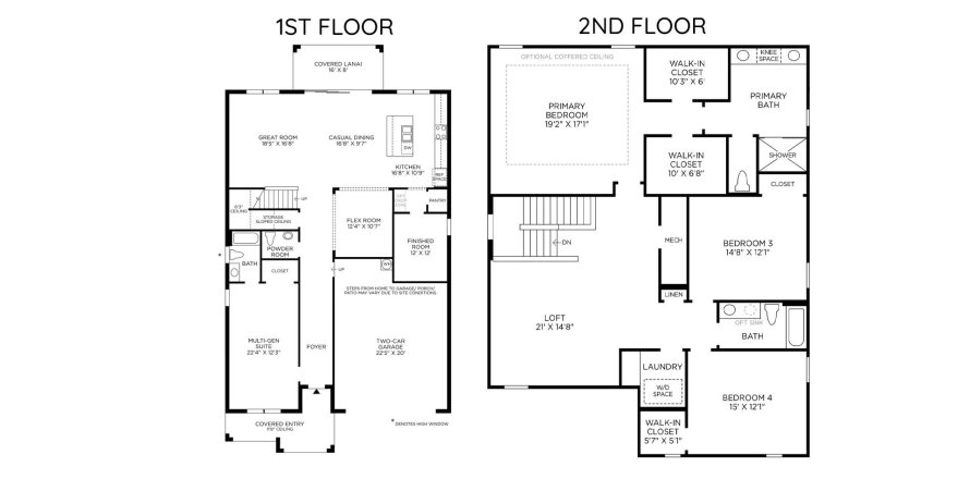 Townhouse floor plan «310SQM», 4 bedrooms in RIVERSIDE OAKS