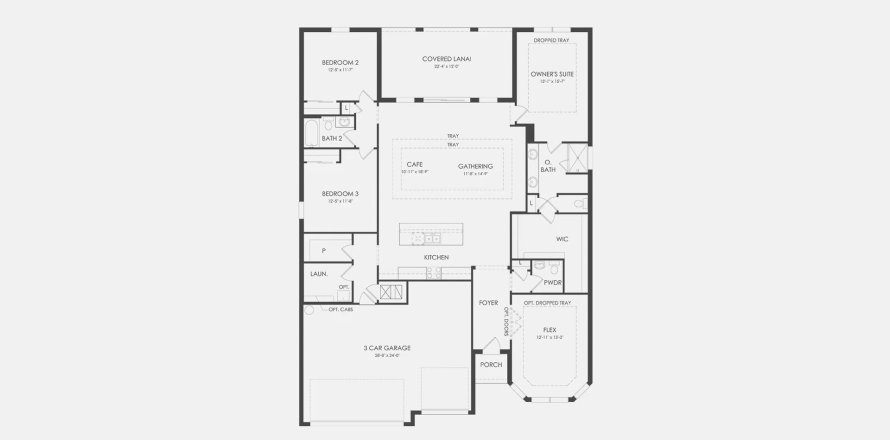 Townhouse floor plan «213SQM ASHBY», 3 bedrooms in HIGHPOINTE