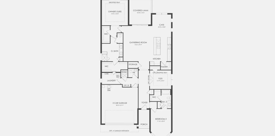 Townhouse floor plan «196SQM PRESTIGE», 2 bedrooms in HIGHPOINTE